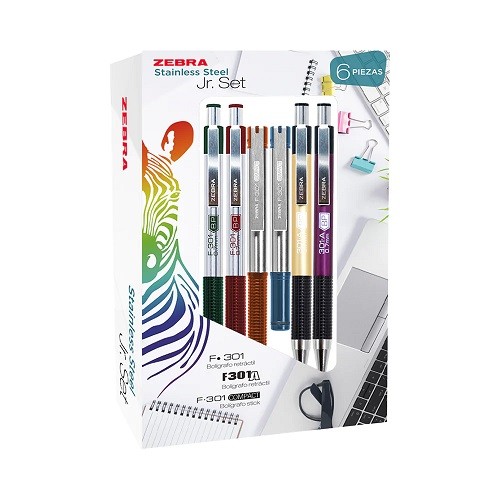 SET DE ESCRITURA STAINLESS STELL JR 6PZ