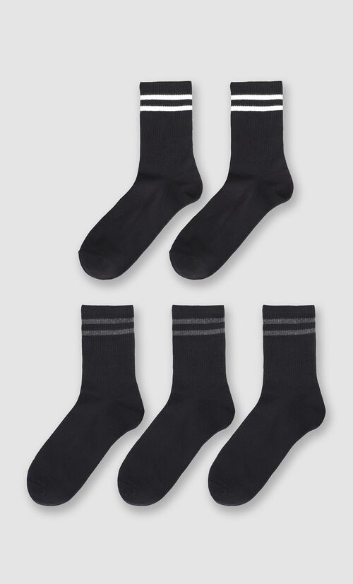Paquete Calcetines Largos Negros