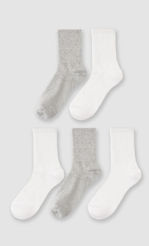 Paquete Calcetines Largos Blanco