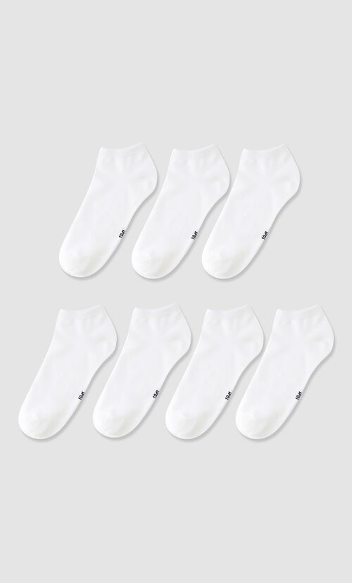 Paquete Calcetines Cortos Blancos