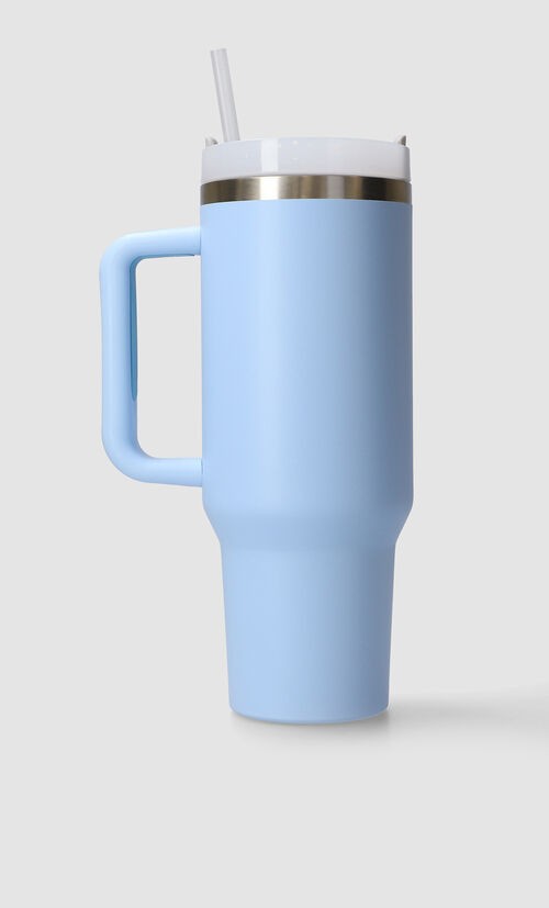 Termo Con Popote Grande