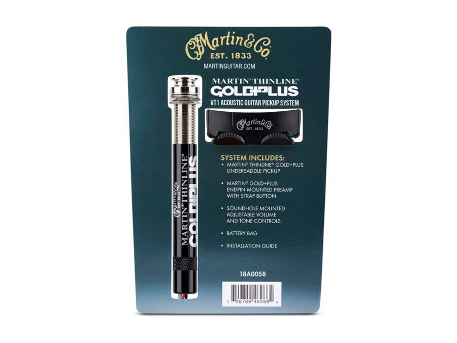 Pastilla Gold Plus VT1, Diseñada para cuerpos 000 o más pequeños.