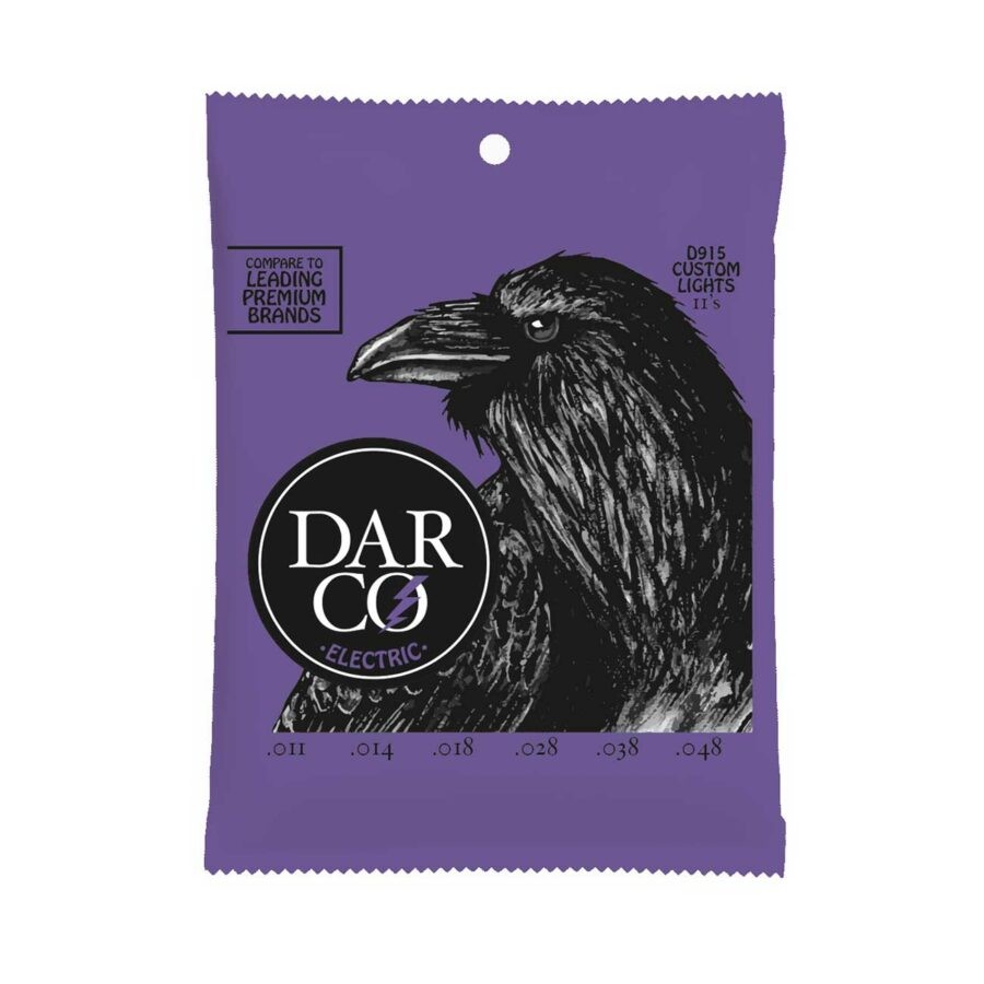 Darco cuerdas para Guitarra Eléctrica 6-String Custom Light