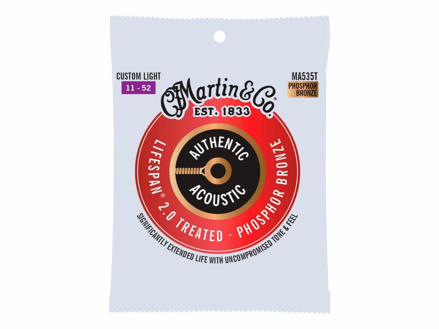 MARTIN CUERDAS PARA GUITARRA ACUSTICA AUTHENTIC, EXTRA LIGHT 92/8