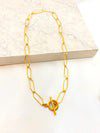 Cadena Irregular Broche T Acero