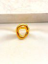 Anillo Ovalo Silueta Acero