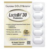 California Gold Nutrition, Probióticos LactoBif30, 30.000millones de UFC, 60cápsulas vegetales