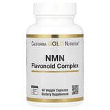 California Gold Nutrition, Complejo de flavonoides NMN con apigenina y quercetina, 60 cápsulas vegetales