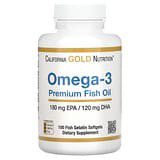 California Gold Nutrition, Aceite de pescado prémium con omega-3, 100cápsulas blandas de gelatina de pescado