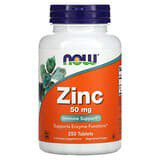 NOW Foods, Zinc, 50 mg, 250 Tabletas