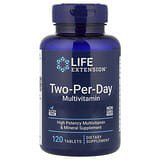 Life Extension, Suplemento multivitamínico V2, Dos cápsulas por día, 120 comprimidos
