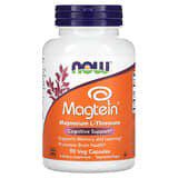 NOW Foods, Magtein, L-treonato de magnesio, Suplemento alimentario, 90cápsulas vegetales