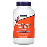 NOW Foods, Lecitina de girasol, 1200mg, 200cápsulas blandas