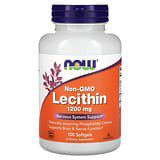 NOW Foods, Lecitina sin OGM, 3600mg, 100cápsulas blandas (1200mg por cápsula blanda)