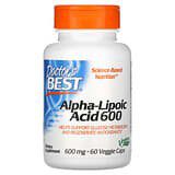 Doctor's Best, Ácido alfa-lipoico600, 600mg, 60cápsulas vegetales