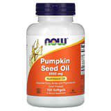 NOW Foods, Aceite de semilla de calabaza, 1000mg, 100cápsulas blandas (500mg por cápsula blanda)