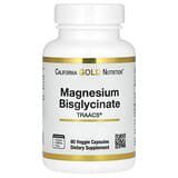 California Gold Nutrition, Bisglicinato de magnesio, Fórmula con TRAACS®, 200mg, 60cápsulas vegetales (100mg por cápsula)