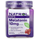 Natrol, Melatonina, Fresa, 10mg, 90gomitas (5mg por gomita)