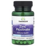 Swanson, Picolinato de zinc, 22 mg, 60 cápsulas