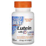 Doctor's Best, Luteína con Lutemax2020, 20mg, 60cápsulas blandas