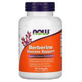 NOW Foods, Refuerzo para la glucosa con berberina, 90cápsulas blandas