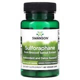 Swanson, Sulforafano proveniente del extracto de brote de brócoli, 400 mcg, 60 cápsulas vegetales