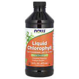 NOW Foods, Clorofila líquida, Sabor natural a menta, 473ml (16oz.líq.)