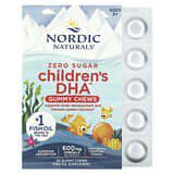 Nordic Naturals, Gomitas masticables con DHA para niños, De 3años en adelante, Ponche tropical, 600mg, 30gomitas