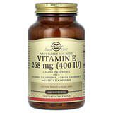 Solgar, VitaminaE de fuentes naturales, 268mg (400UI), 100cápsulas blandas