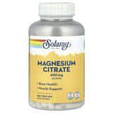 Solaray, Citrato de magnesio, 400mg, 180cápsulas vegetales (133mg por cápsula)