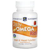 Nordic Naturals, DailyOmegaKids, Suplemento diario con omega para niños, Sabor natural a frutas, 30cápsulas blandas