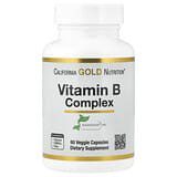 California Gold Nutrition, Complejo de vitaminasB, 60cápsulas vegetales