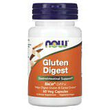 NOW Foods, GlutenDigest, Refuerzo gastrointestinal, 60cápsulas vegetales