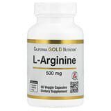 California Gold Nutrition, L-arginina, 500mg, 60cápsulas vegetales