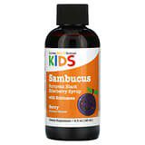California Gold Nutrition, Sambucus para niños, Jarabe de saúco negro europeo con equinácea, 120ml (4oz.líq.)