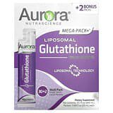 Aurora Nutrascience, Mega-Pack+, Glutatión liposomal, 750mg, 32sobres, 20ml (0,68oz.líq.) cada uno