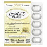 California Gold Nutrition, LactoBif®, 5000 millones de UFC, 120 cápsulas vegetales