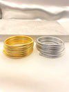 Pulsera Espiral Cerrada Acero S-M