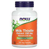 NOW Foods, Extracto de cardo mariano con cúrcuma, 150mg, 120cápsulas vegetales