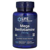 Life Extension, Megabenfotiamina, 250mg, 120cápsulas vegetales