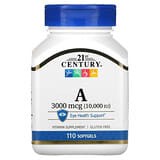 21st Century, VitaminaA, 3000mcg (10.000UI), 110cápsulas blandas