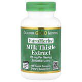 California Gold Nutrition, EuroHerbs, Extracto de cardo mariano, Calidad Euromed, 175mg, 180cápsulas vegetales