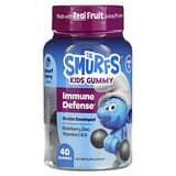 The Smurfs, Gomitas para niños, Protección para el sistema inmunitario, De 3años en adelante, Baya pitufo, 40gomitas