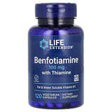 Life Extension, Benfotiamina con tiamina, 100mg, 120cápsulas vegetales