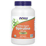NOW Foods, Espirulina orgánica certificada, 3000mg, 500comprimidos (500mg por comprimido)
