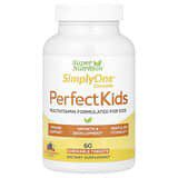 Super Nutrition, PerfectKids, Suplemento multivitamínico completo para niños, Bayas mixtas, 60comprimidos masticables vegetales