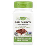 Nature's Way, Corteza interna de Pau D'Arco, 1090 mg, 100 cápsulas veganas (545 mg por cápsula)