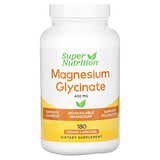 Super Nutrition, Glicinato de magnesio, 400mg, 180cápsulas vegetales (133mg por cápsula)