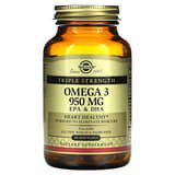 Solgar, Omega-3, EPA & DHA, triple fuerza, 950 mg, 50 cápsulas blandas