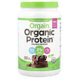 Orgain, Proteína orgánica en polvo, A base de plantas, Dulce de chocolate cremoso, 920 g (2,03 lb)